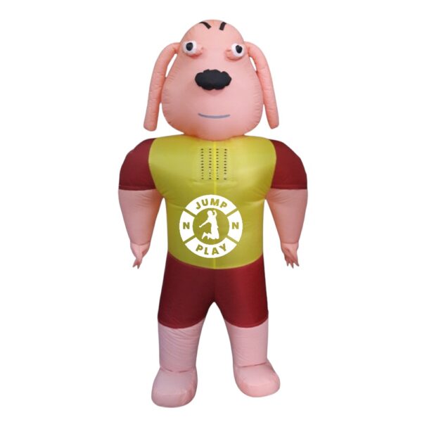 dog walking air inflatable