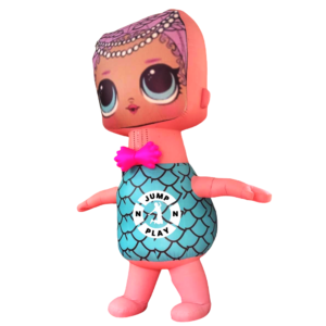 Doll Cartoon Character Inflatable Walking