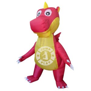 Dinosaur Cartoon Character Walking