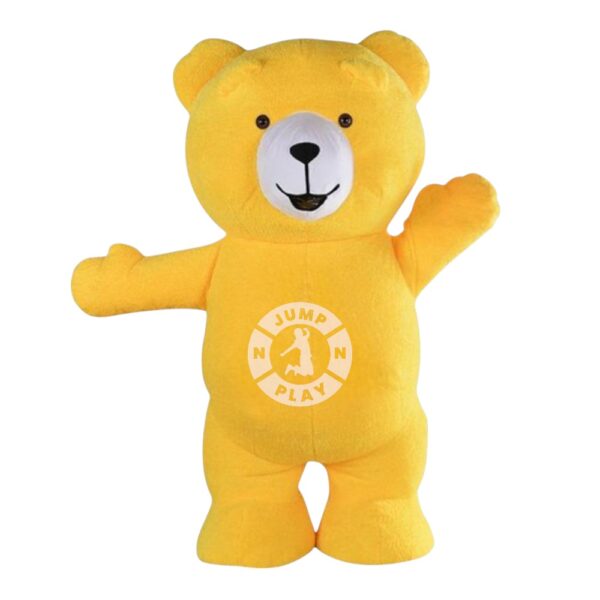 Furr Mascot Teddy Bear Yellow