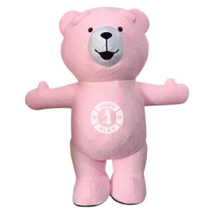 Inflatable Furr Mascot Teddy Bear Pink