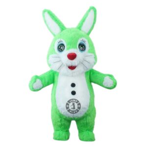 Rabbit Inflatable Furr Mascot Costume