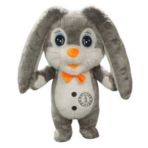 Rabbit Furr Mascot Grey