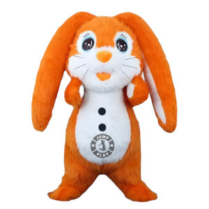 Rabbit Furr Mascot Orange