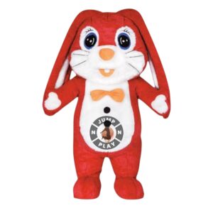 Rabbit Furr Mascot Red