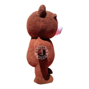 Inflatable Fur Mascot Teddy Bear